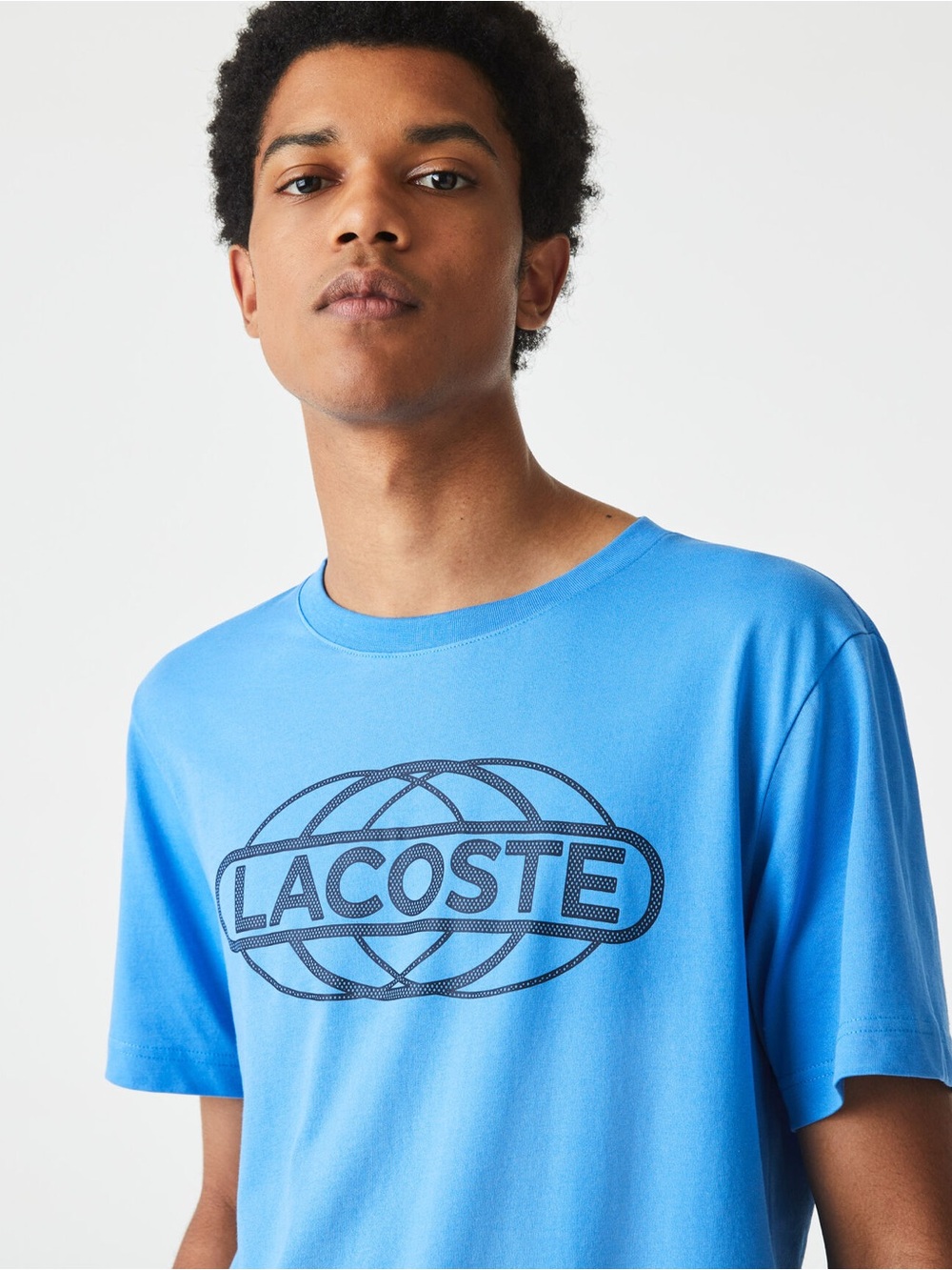Lacoste Light Blue Short Sleeve Logo Tee